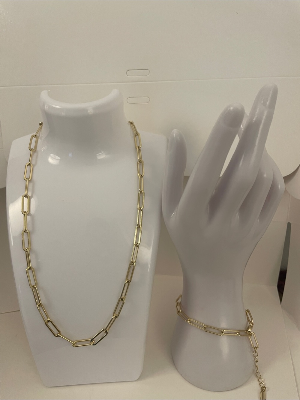 18K Gold Laminated Chain & Bracelet Set 💛
